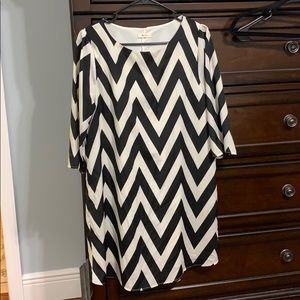 Everly Chevron dress